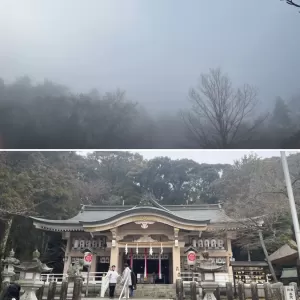 今日は３月１日　濃霧に包まれたアリスの森。そして恒例の公智神社の月次祭へお詣り。万病一元part４の巻のサムネイル
